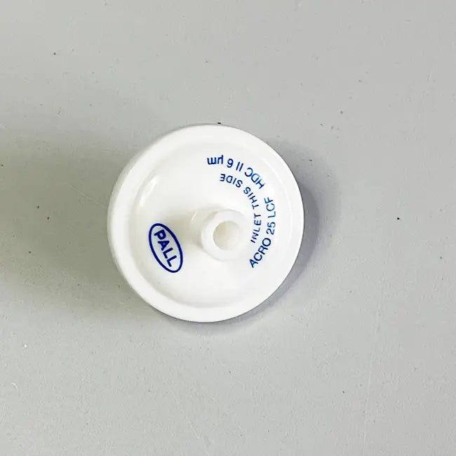 ORIGINAL PALL ACRO DISC FILTER WHITE 6 MICRON LUER - LCF-11100